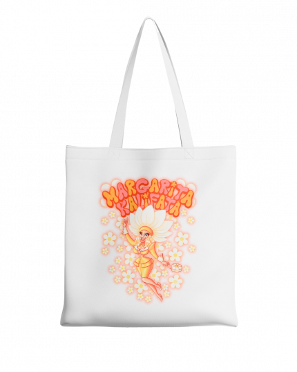 Tote Bag Margarita Kalifata Blanca