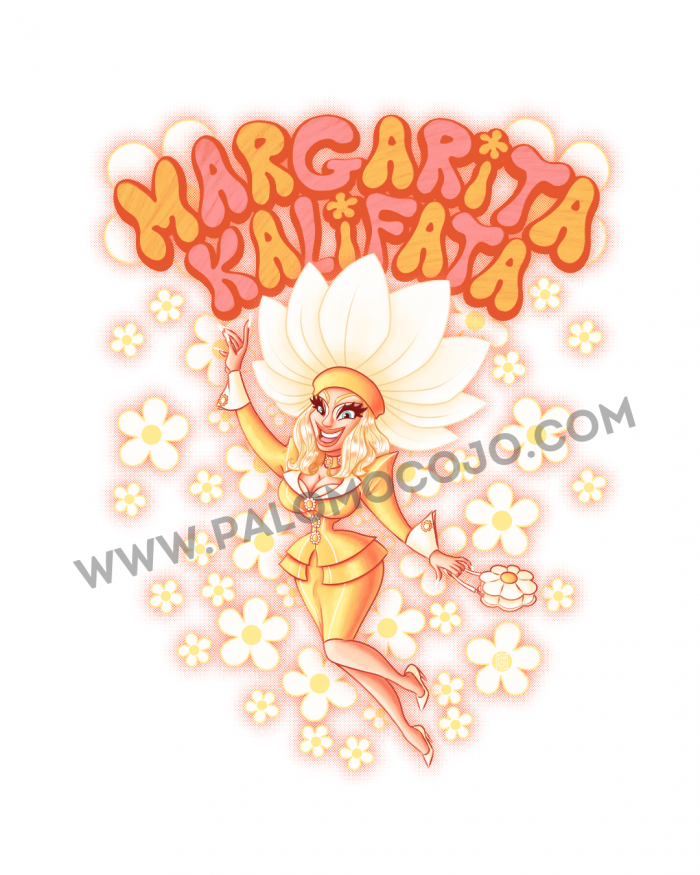 Camiseta Margarita Kalifata Blanca