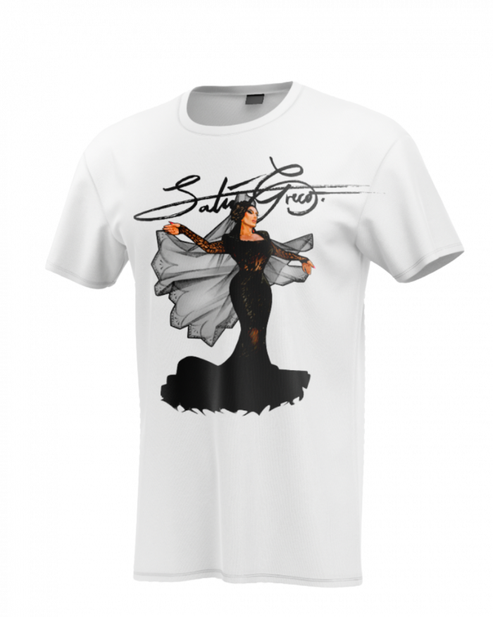 camiseta satin greco torremolinos