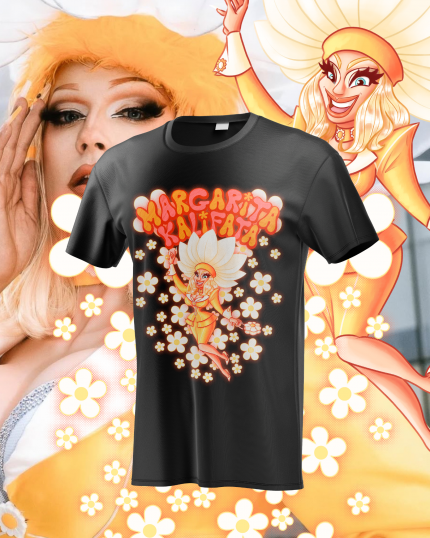 Camiseta Margarita Kalifata Negra