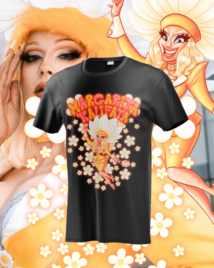 Camiseta Margarita Kalifata Negra
