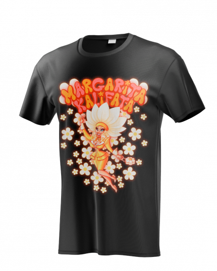 Camiseta Margarita Kalifata Negra