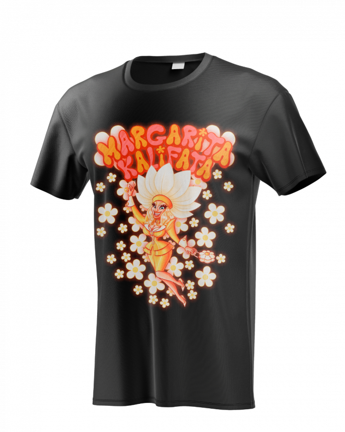 Camiseta Margarita Kalifata Negra